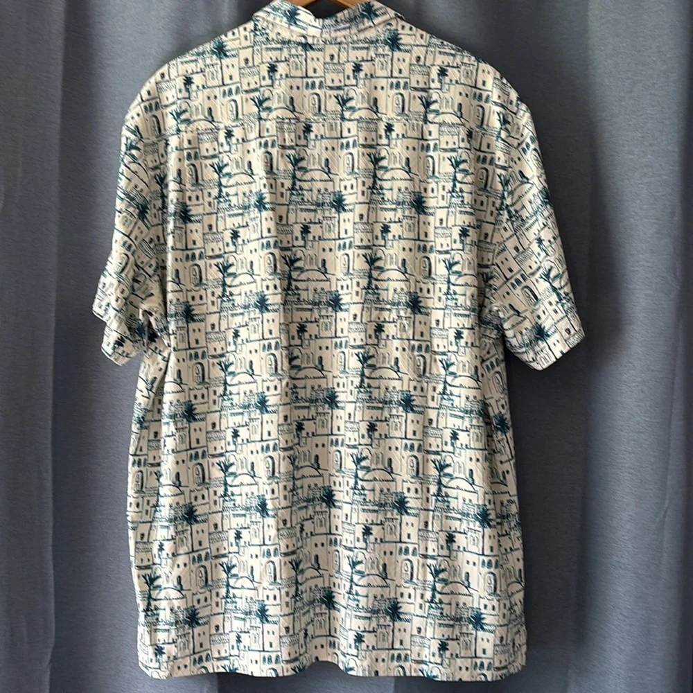 Tommy Bahama Men's 100% Silk Button Up Vacation Shirt XL - Picture 7 of 12